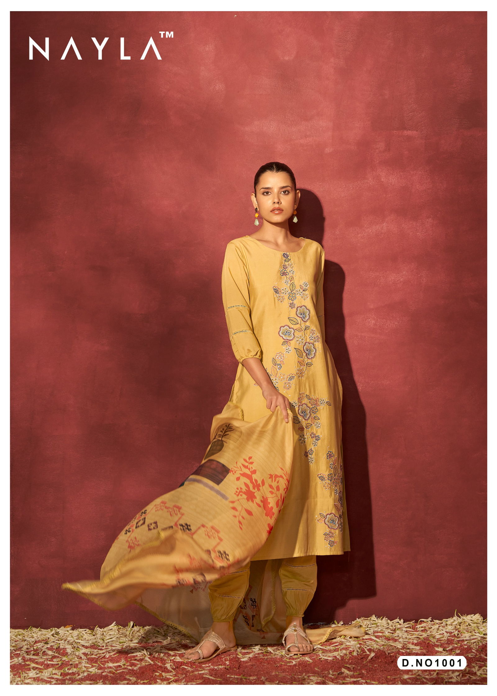 Qurbat 1001 By Nayla Viscose Silk Designer Kurti With Bottom Dupatta Wholesale Price In Surat